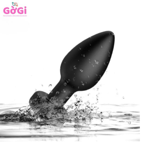 Nút bịt hậu môn rung 10 tần số có điều khiển từ xa – sạc USB cao cấp