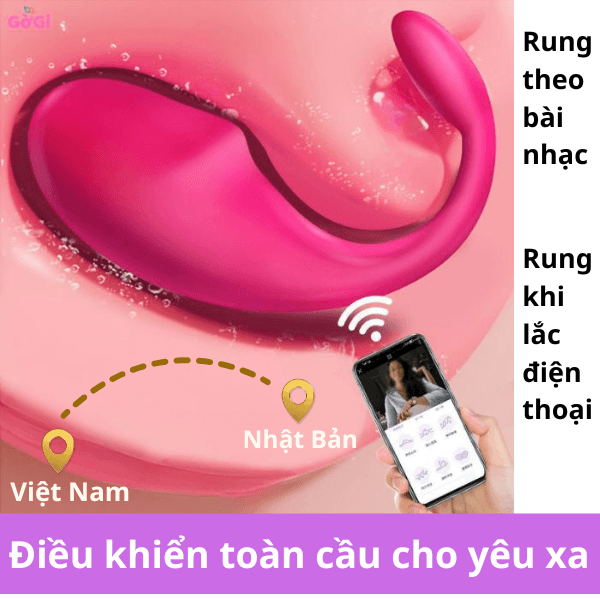 Trứng rung không dây (XUYÊN QUỐC GIA) điều khiển từ xa bằng APP đồ chơi tình dục thủ dâm nữ có thể rung đa tần số
