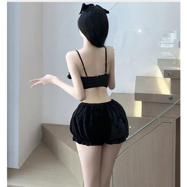 Bộ đồ ngủ bé thỏ bông dễ thương gợi cảm set cosplay cinnamoroll mặc nhà 3 màu siêu sexy đáng yêu N187