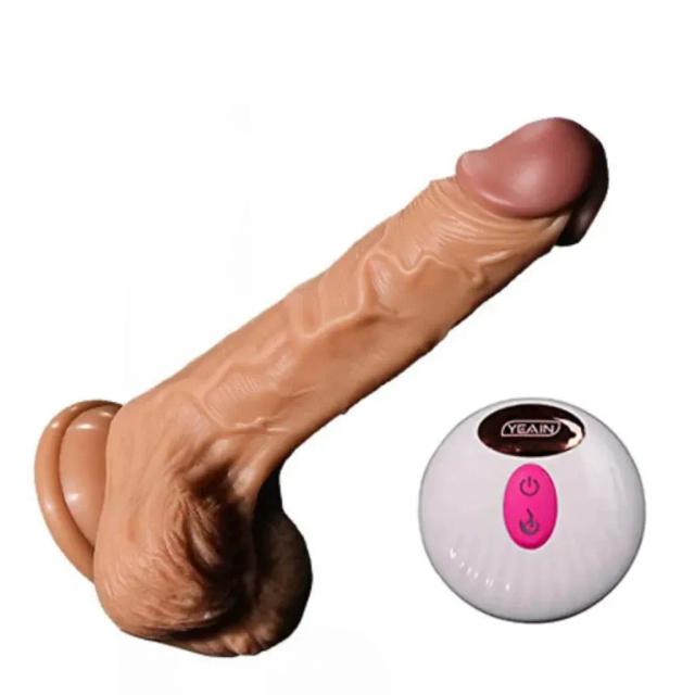 Dương Vật Giả Real Dildo Điều Khiển Từ Xa Yeain - Gắn Tường, Rung Thụt Tỏa Nhiệt Cao Cấp