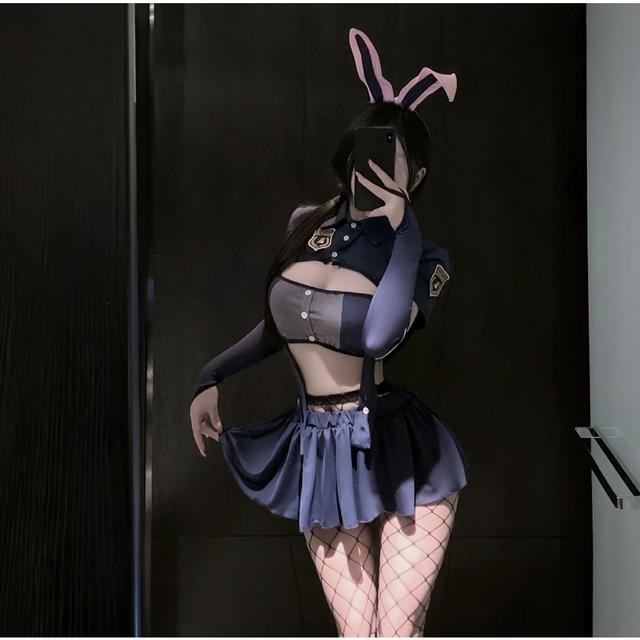 Váy cosplay thỏ xếp ly phong cách hoàng gia sexy đáng yêu đồ cosplay thuỷ thủ police dễ thương gợi cảm  N534