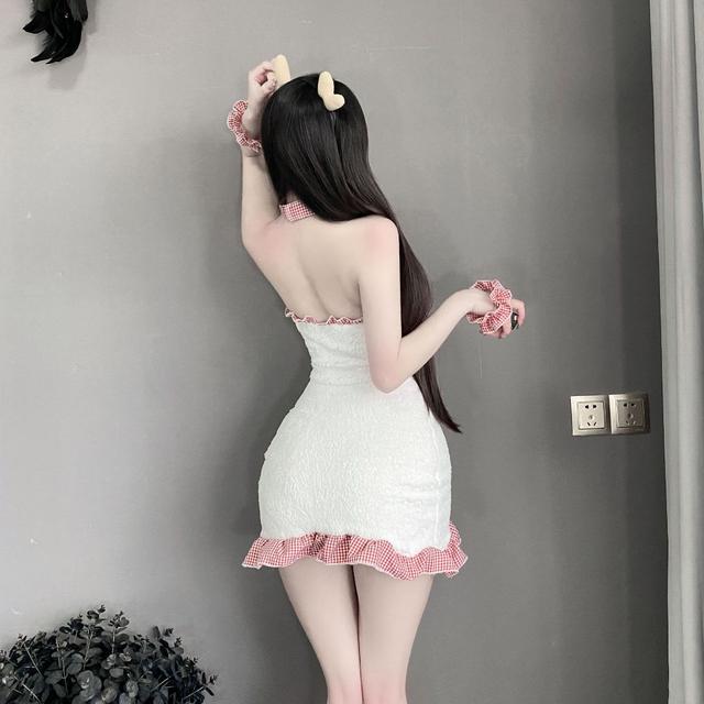 Cosplay gấu bông anime dáng ôm dễ thương thanh lịch đồ ngủ gợi cảm bé cừu trắng nâu kèm phụ kiện cao cấp  N894