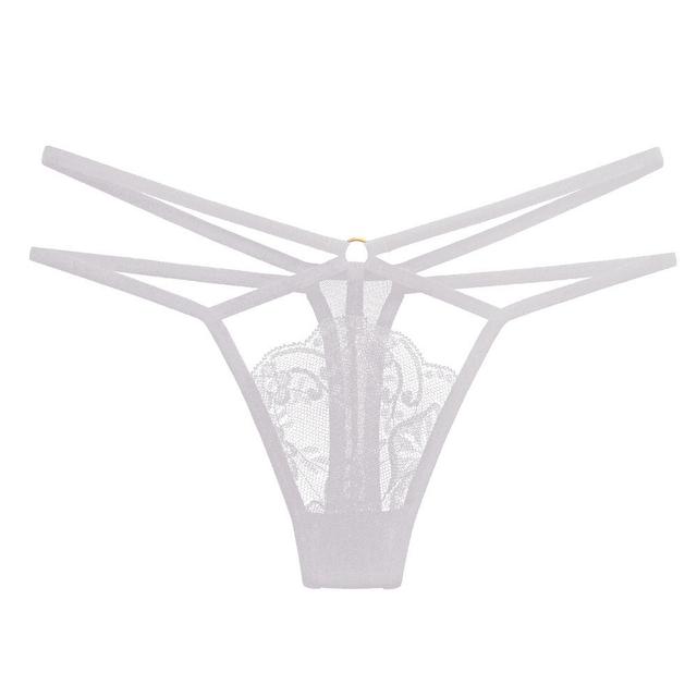 Quần lọt khe sexy phối dây chéo quyến rũ gợi cảm quần lót ren xuyên thấu đen đỏ trắng tôn dáng  T341  HCM