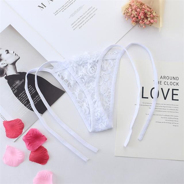 Quần lót lọt khe buộc dây hông sexy gợi cảm quần chíp nữ cột dây 2 bên đen đỏ trắng quyến rũ  T305  HCM