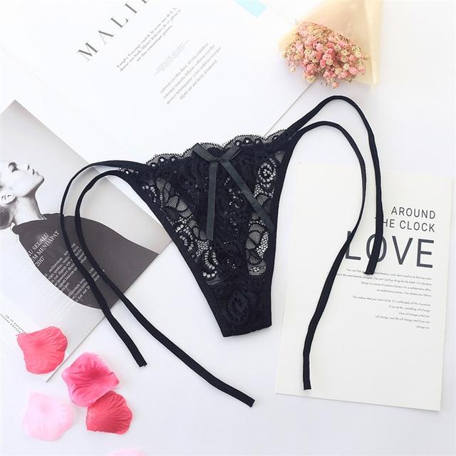 Quần lót lọt khe buộc dây hông sexy gợi cảm quần chíp nữ cột dây 2 bên đen đỏ trắng quyến rũ  T305  HCM