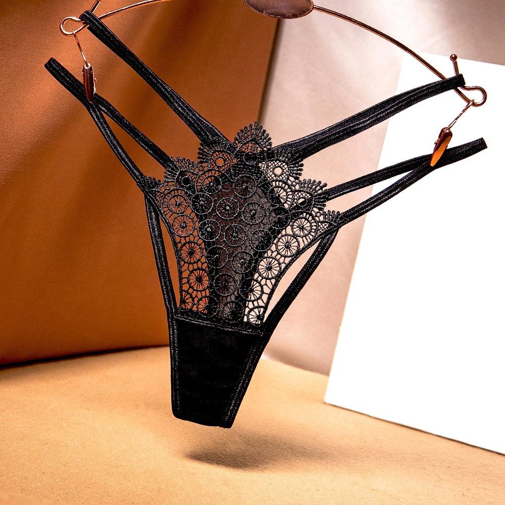 Quần lọt khe cạp cao phối họa tiết sexy gợi cảm quần lót nữ ren mỏng đen đỏ trắng sang trọng quyến rũ  T348