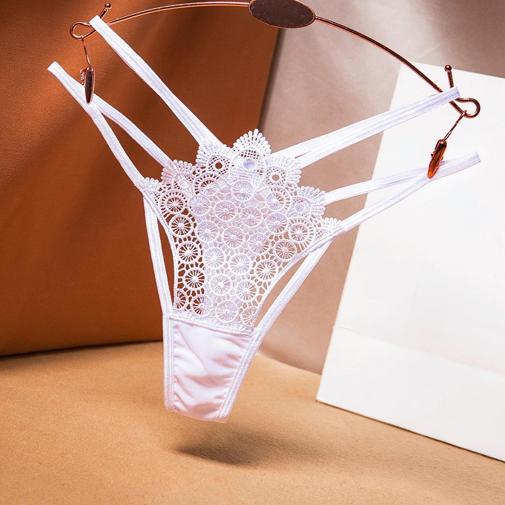Quần lọt khe cạp cao phối họa tiết sexy gợi cảm quần lót nữ ren mỏng đen đỏ trắng sang trọng quyến rũ  T348