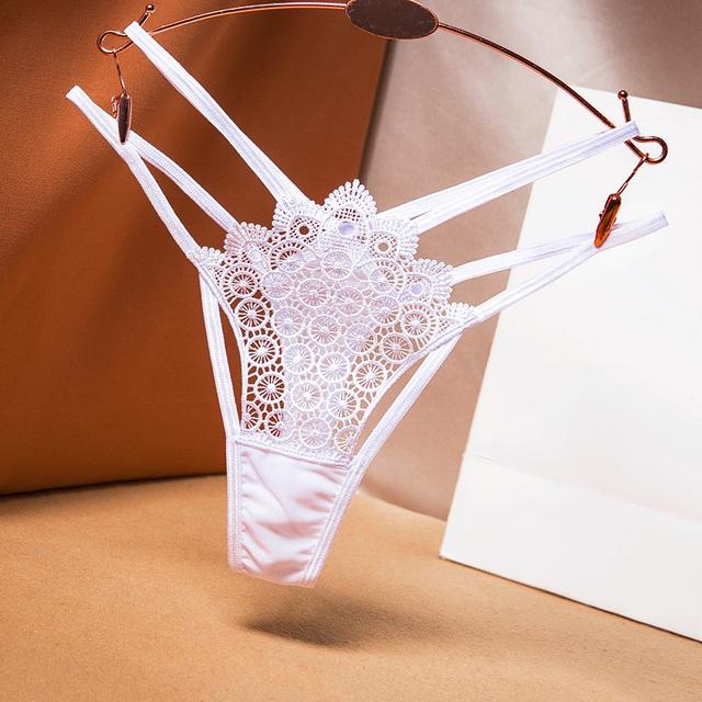 Quần lọt khe cạp cao phối họa tiết sexy gợi cảm quần lót nữ ren mỏng đen đỏ trắng sang trọng quyến rũ  T348