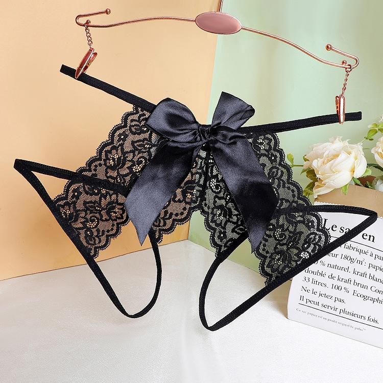 Quần lót ren hoa xẻ đáy cạp cao sexy gợi cảm chip nữ phối nơ khoét đũng hottie quyến rũ  T338  HCM  Hỏa Tốc