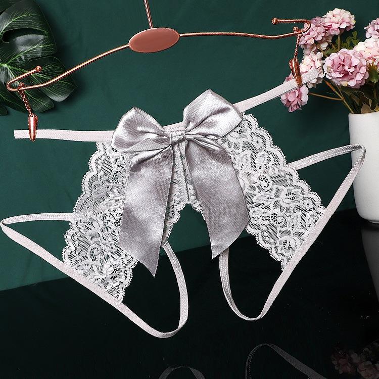Quần lót ren hoa xẻ đáy cạp cao sexy gợi cảm chip nữ phối nơ khoét đũng hottie quyến rũ  T338  HCM  Hỏa Tốc
