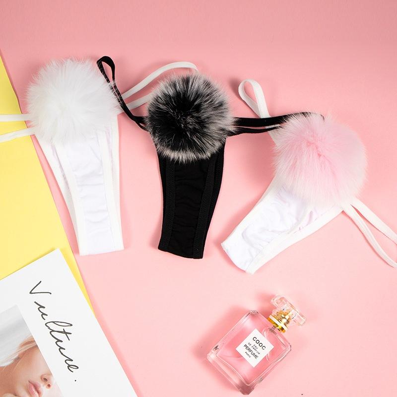 Quần lót lọt khe đuôi thỏ bông siêu dễ thương gợi cảm quan chip nữ cosplay thỏ con bunny đáng yêu  T316  HCM