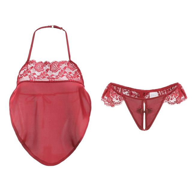 Set đồ ngủ lụa hở lưng quyến rũ dễ thương áo ngủ yếm kèm chip đỏ đen trắng gợi cảm cuốn hút  N114  Hỏa Tốc