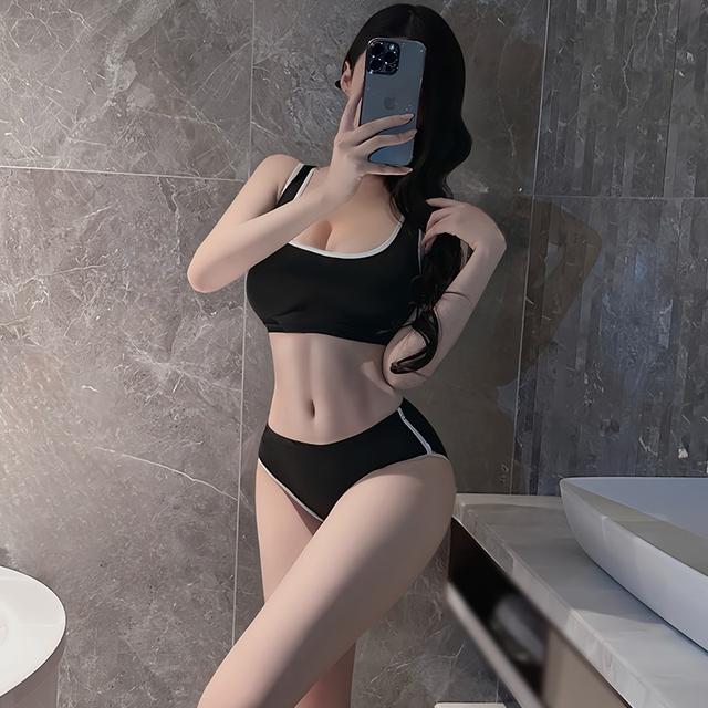Đồ lót nữ ôm dáng tập thể thao yoga siêu xinh đáng yêu set đồ ngủ croptop mặc nhà quyến rũ gọi cảm  N152