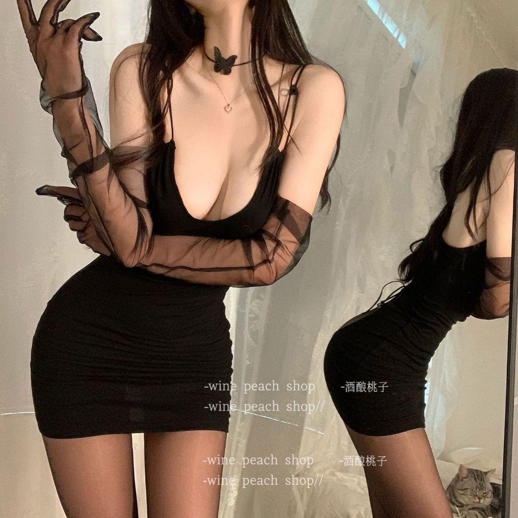 Găng tay lưới xuyên thấu phối đồ cosplay đi tiệc sexy quyến rũ bao tay cưới cô dâu trong suốt gợi cảm  T514