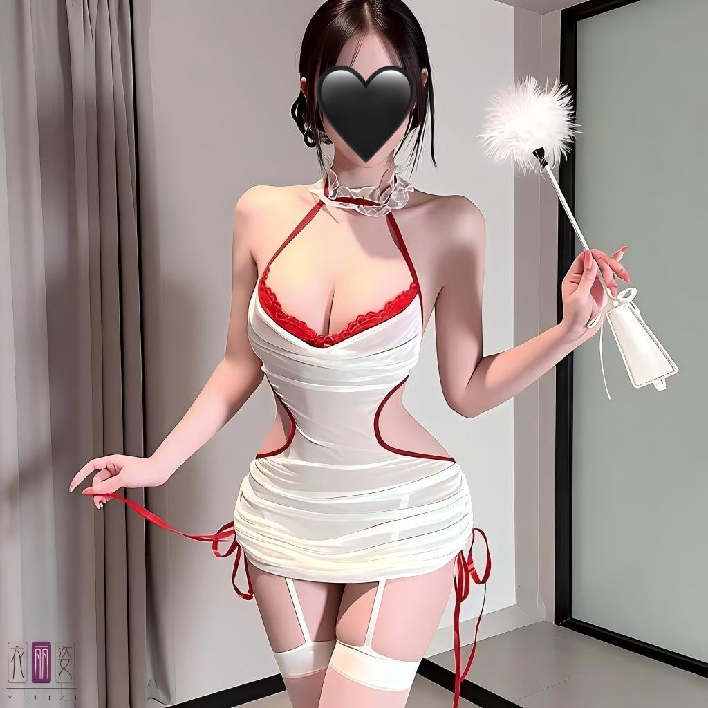 Váy ccosplay y tá ren cổ đổ ôm body gợi cảm đáng yêu đồ ngủ nữ bác bĩ hở lưng quyến rũ thanh lịch  N752  HCM