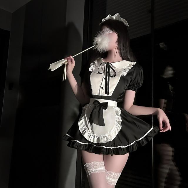 Cosplay hầu gái anime tạp dề dáng xoè xinh xắn đáng yêu váy ngủ nữ giúp việc nơ dễ thương thanh lịch  N876