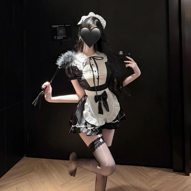 Cosplay hầu gái anime tạp dề dáng xoè xinh xắn đáng yêu váy ngủ nữ giúp việc nơ dễ thương thanh lịch  N876