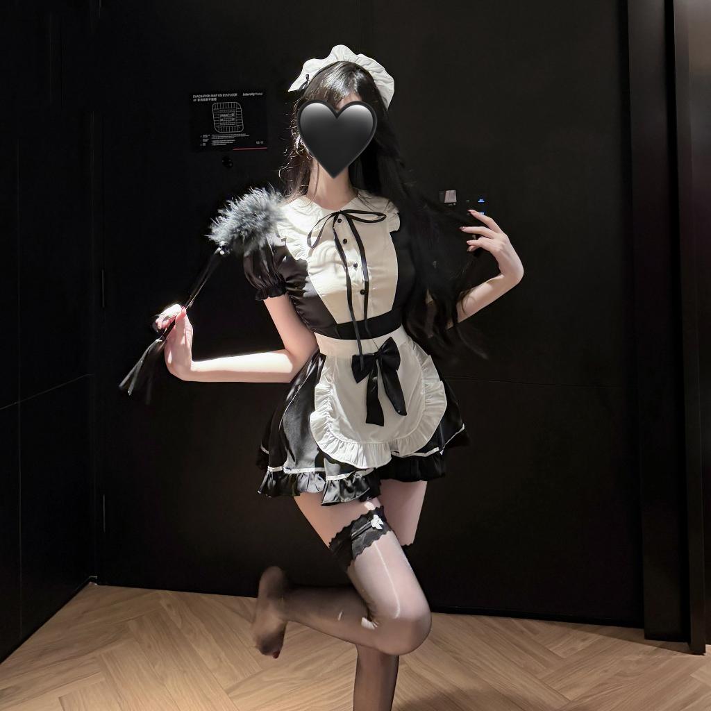 Cosplay hầu gái anime tạp dề dáng xoè xinh xắn đáng yêu váy ngủ nữ giúp việc nơ dễ thương thanh lịch  N876