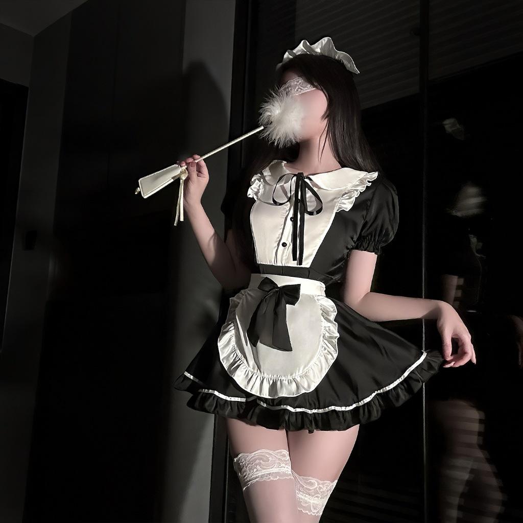Cosplay hầu gái anime tạp dề dáng xoè xinh xắn đáng yêu váy ngủ nữ giúp việc nơ dễ thương thanh lịch  N876