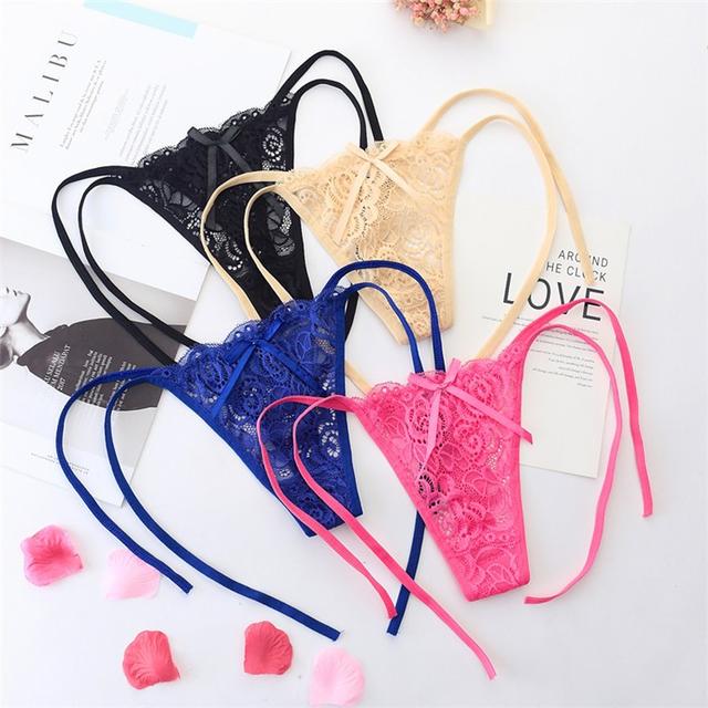 Quần lót lọt khe buộc dây hông sexy gợi cảm quần chíp nữ cột dây 2 bên đen đỏ trắng quyến rũ  T305  HCM