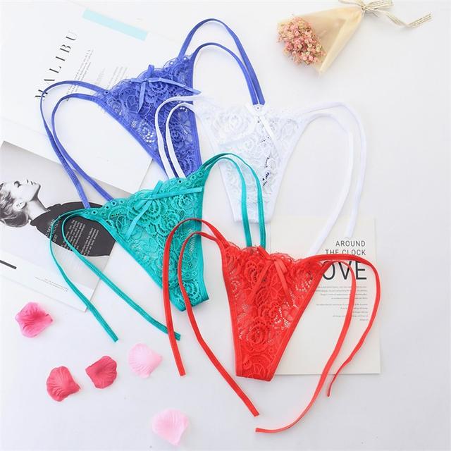 Quần lót lọt khe buộc dây hông sexy gợi cảm quần chíp nữ cột dây 2 bên đen đỏ trắng quyến rũ  T305  HCM