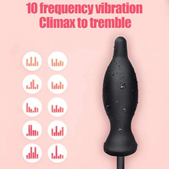 Plug Bơm Hơi Rung 10 Chế Độ
