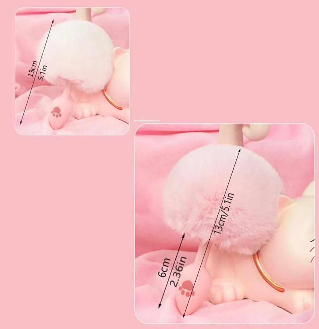 Đuôi Thỏ Cosplay Silicone Hồng Cute
