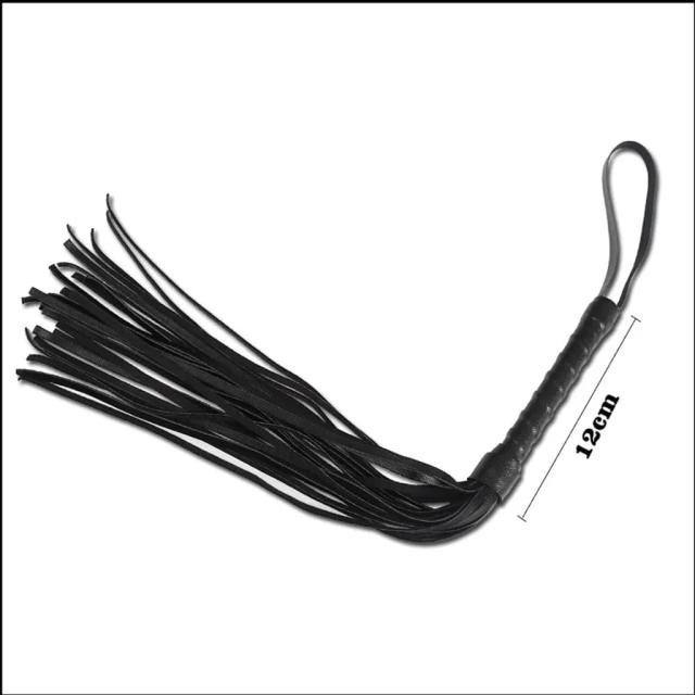Bộ BDSM 10 Món Da Màu Đen – Bịt Mắt, Ball Gag, Còng Tay Chân, Dây Trói, Roi & Kẹp