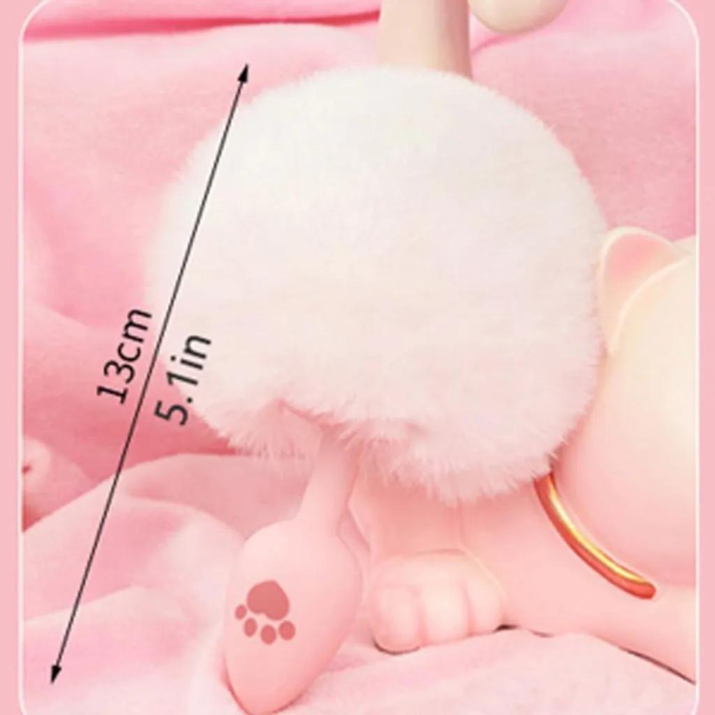 Đuôi Thỏ Cosplay Silicone Trắng Cute