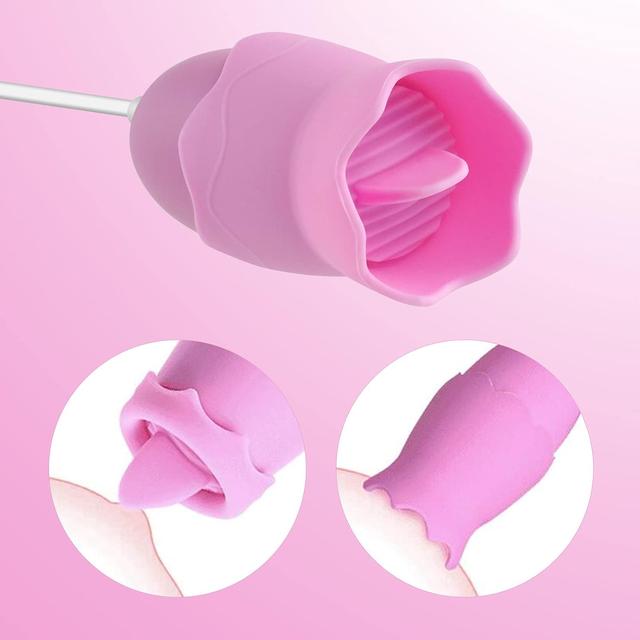 Trứng Rung Kép USB: Rung Lưỡi Âm Vật + Trứng Rung Đa Tần Số (Có Dây)