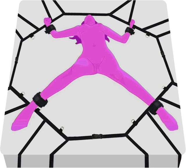 Bộ Dây Trói BDSM Điều Chỉnh Đa Điểm