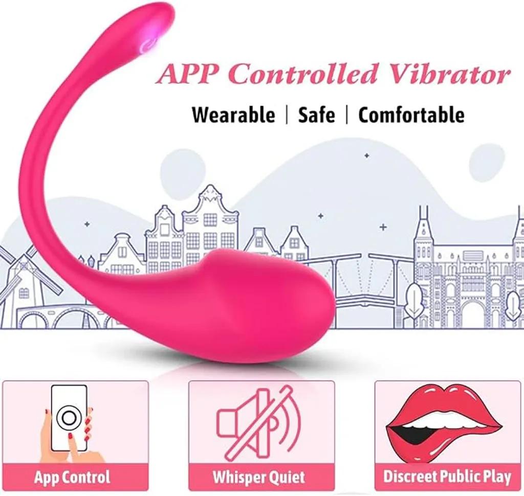 Trứng Rung Không Dây Vibrator - Điều Khiển App Điện Thoại