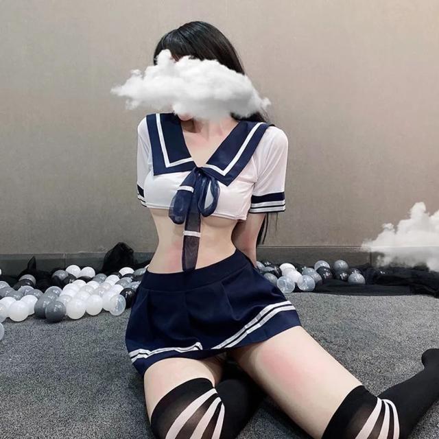 Đồ ngủ sexy cosplay học sinh Nhật Bản đáng yêu đồng phục nữ sinh amine gợi cảm dễ thương N762