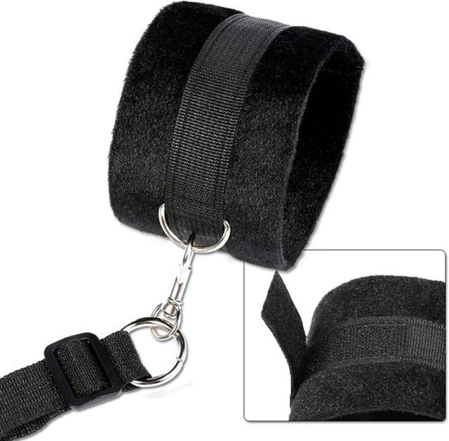 Bộ trói cố định tay chân trên giường BDSM cho cặp đôi