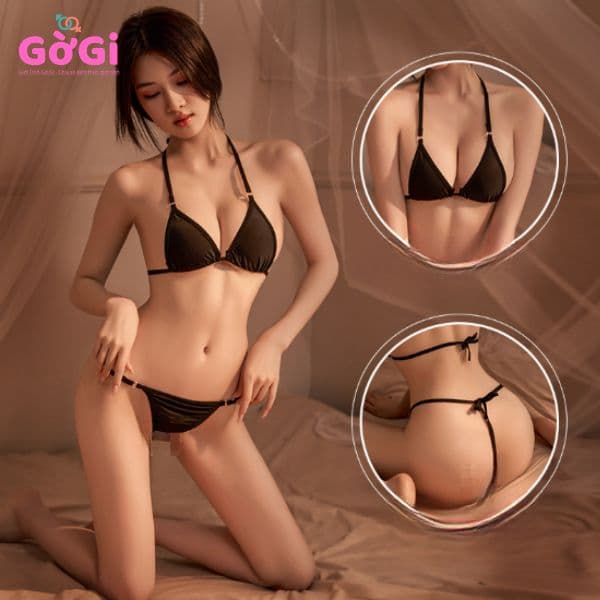 Bộ đồ lót nữ buộc dây sexy quyến rũ ( trắng, đen)