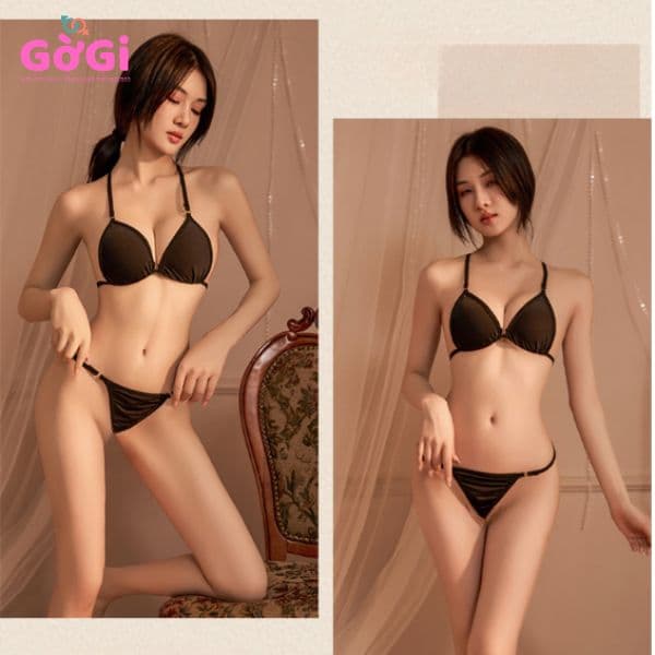 Bộ đồ lót nữ buộc dây sexy quyến rũ ( trắng, đen)