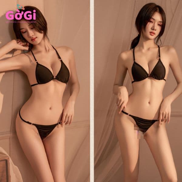 Bộ đồ lót nữ buộc dây sexy quyến rũ ( trắng, đen)