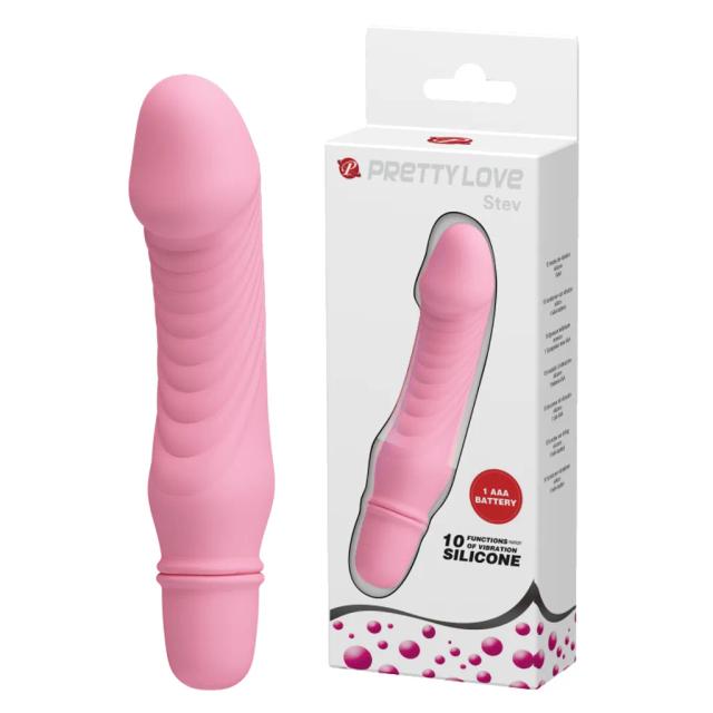 Dương vật giả mini Pretty Love Stev 10 chế độ rung độc đáo