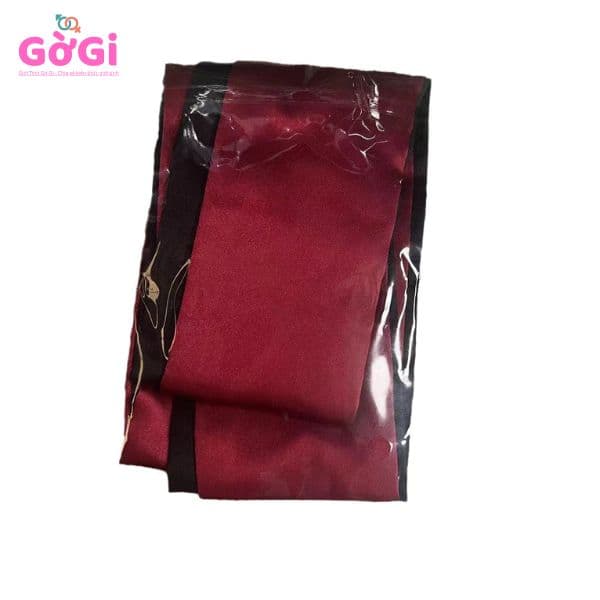 Vải lụa che mắt gợi cảm 2 màu đen đỏ