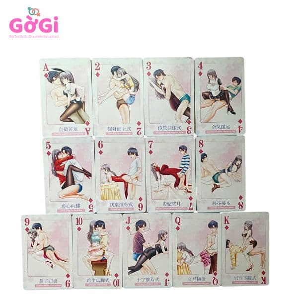 Bộ bài 52 kiểu quan hệ đồ chơi tình dục dành cho người lớn (màu đen)