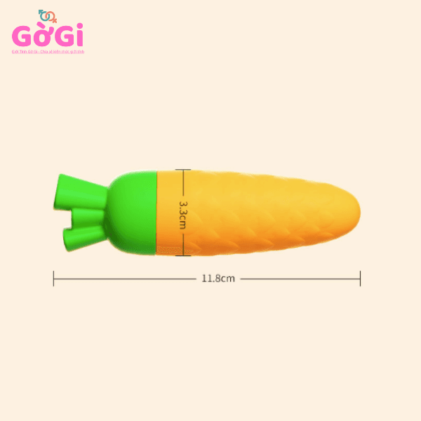 Cà Rốt Rung Mini Siêu Dễ Thương – Máy Massage Cầm Tay Êm Ái, Kích Thích Nhanh