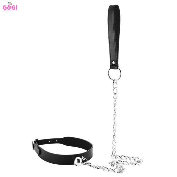 Đồ chơi trói vòng cổ chuông SM hoạt động huấn luyện trừng phạt bạn gái đạo cụ có thể điều chỉnh khóa