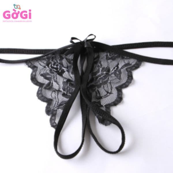 Quần lót lọt khe cánh bướm gợi cảm quyến rũ (Đen)