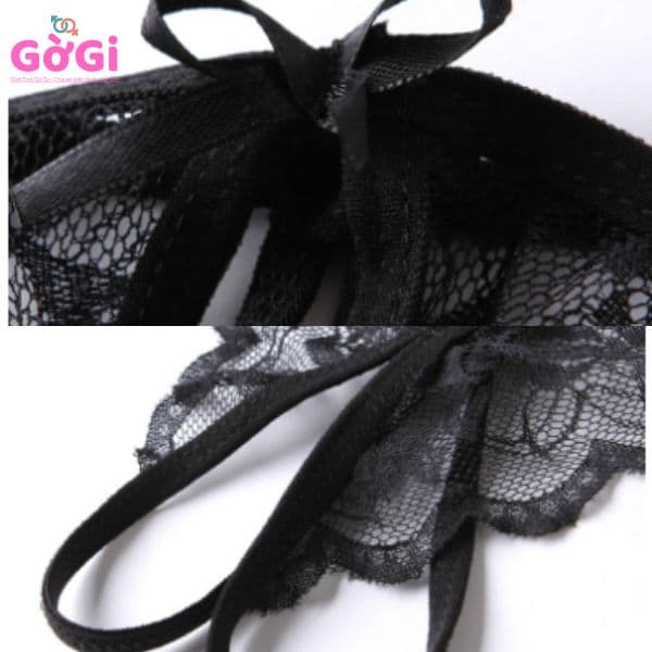 Quần lót lọt khe cánh bướm gợi cảm quyến rũ (Đen)