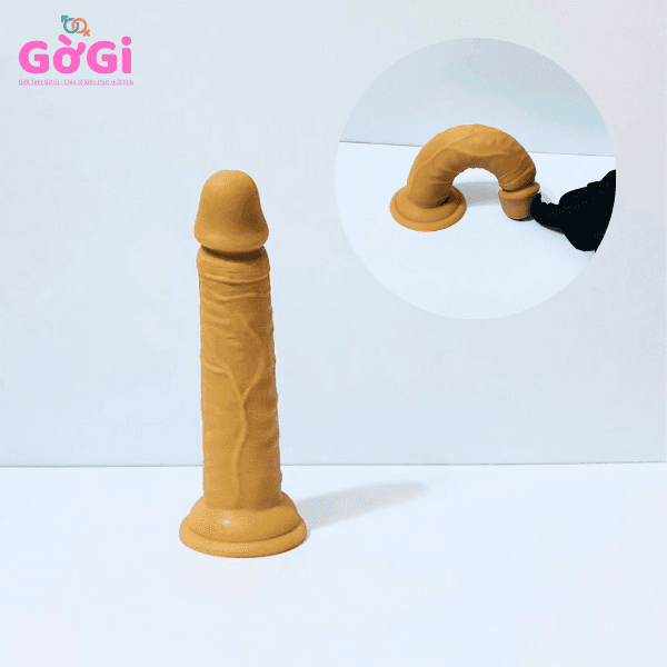 Dương vật giả cao cấp như thật chất liệu silicon siêu mềm dạng cốc hít