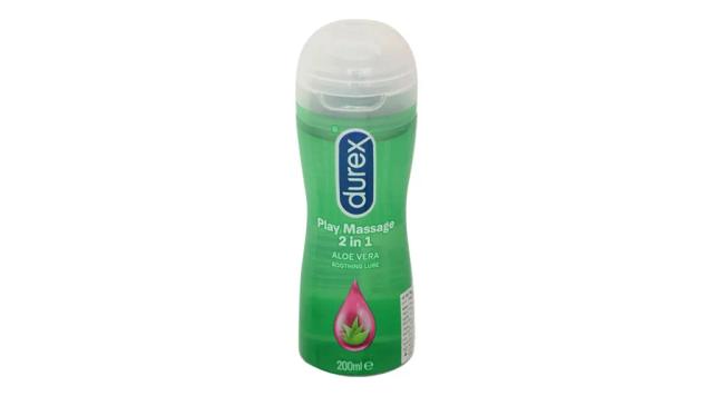 Gel bôi trơn Durex Play Massage 2 in 1 Aloe Vera Soothing Lube dịu da chai 200ml