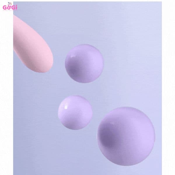 Đồ chơi rung sưởi ấm cơ thể, máy mát - xa rung hai đầu, tần số rung thay đổi, máy thủ dâm im lặng