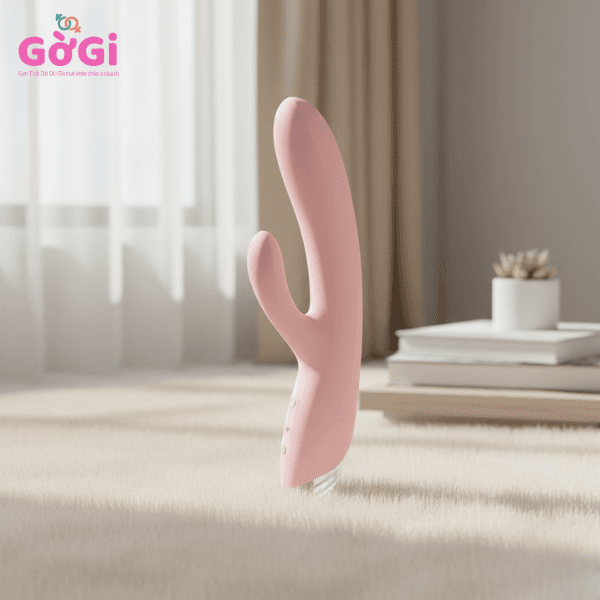 Máy rung kép thiết kế thông minh cho nữ vào cơ thể không gây tiếng ồn rung mạnh