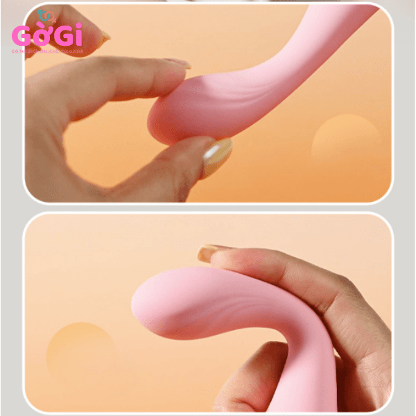 Máy Rung Mini Kín Đáo 10 Tần Số, Sạc USB Ẩn, Chống Nước Cho Nữ