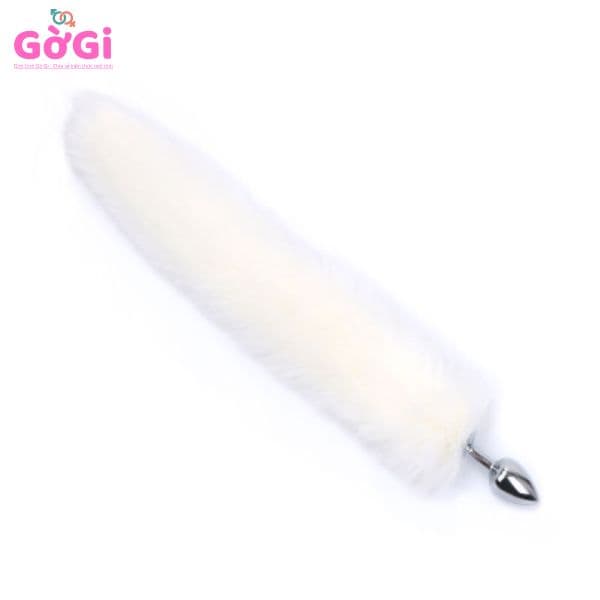 Nút bịt hậu môn đuôi cáo lông mềm – đồ chơi BDSM tạo hình thú vị